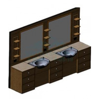 Мужское зеркало барбер Tivoli 2