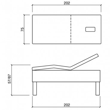Кушетка массажная &quot;MONOLITH MAC&quot;