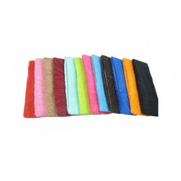 Повязка для волос махровая на липучке 1 шт
