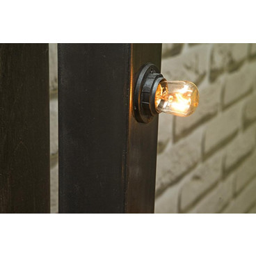 Мужское барбер зеркало Andres с подставкой и подсветкой