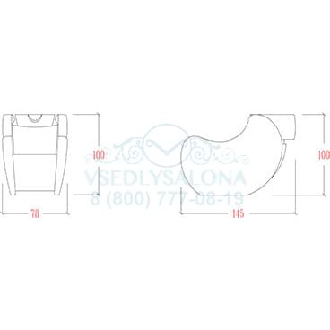 Мойка парикмахерская SUPERSONIK S BASIC