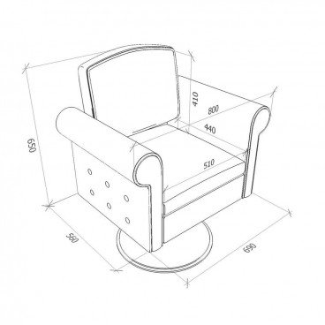 Парикмахерское кресло &quot;CAMELIA&quot;