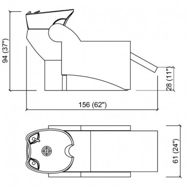 Мойка парикмахерская &quot;WASHLOUNGE JUBILEE SHIATSU&quot;