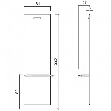 Зеркало парикмахерское &quot;Eco&quot;