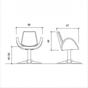 Кресло парикмахерское &quot;Alipes P&quot;