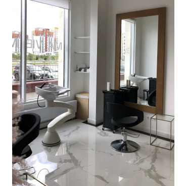 Мойка парикмахерская SWING PLUS - белая раковина