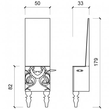 Зеркало парикмахерское &quot;Style 84&quot;