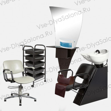 Мойка парикмахерская ЕЛЕНА с креслом КОНТАКТ