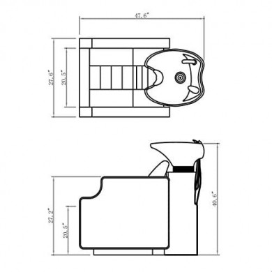 Парикмахерская мойка &quot;Bene&quot;