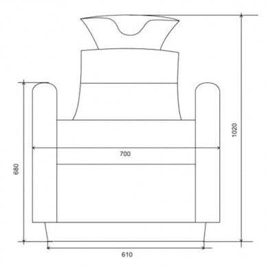 Мужская мойка барбер Boring