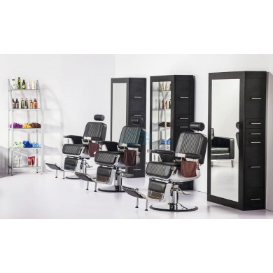 Мужское парикмахерское кресло &quot;A300&quot; Черное