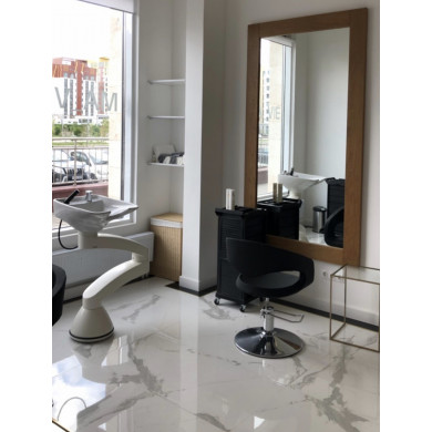 Мойка парикмахерская SWING PLUS - белая раковина