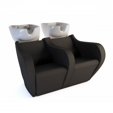 Парикмахерская мойка &quot;Celebrity Prime Shiatsu Sofa 2P&quot; двойная