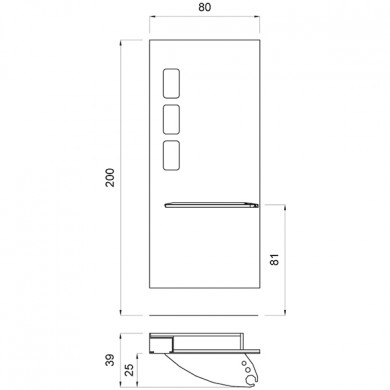 Зеркало парикмахерское &quot;Action&quot;